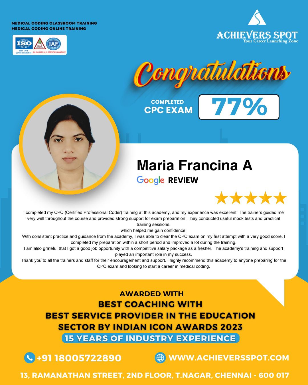 CPC Review Certificate 3
